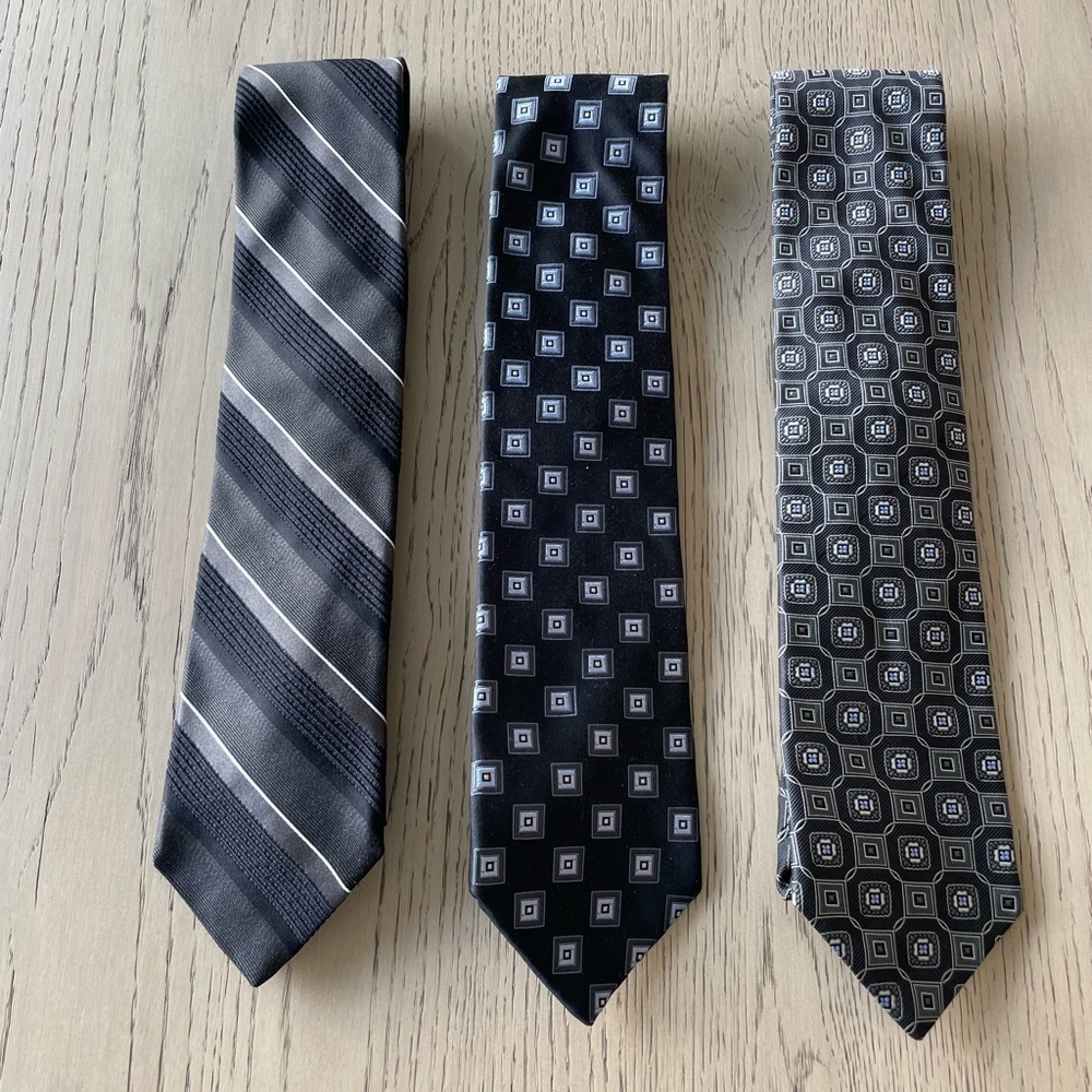 Men’s Ike Behar 3 Tie Lot